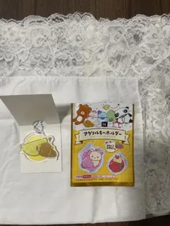 こげぱん アクリルキーホルダー フルーツデザイン
