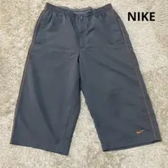 NIKE ナイキ　ハーフパンツ　ジャージ　グレー　L