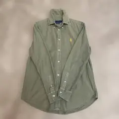 RALPH LAUREN 長袖シャツ カーキ Mサイズのサムネイル