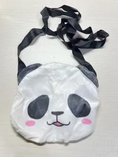 もふもふパンダ ぬいぐるみポシェット　にっこりパンダ
