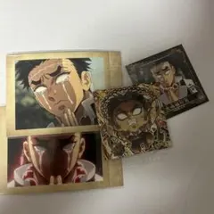 悲鳴嶼行冥鬼滅の刃ウエハース10ぱしゃこれステッカー 4点セット無限場編