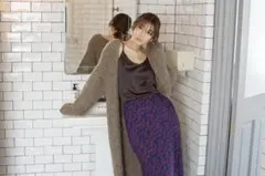 【MUSIER PARIS】SLOBE IENA別注 フラワーロングスカート