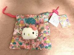 サンリオ展　先行販売　ラッピング柄　巾着