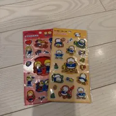 サンリオ ぷっくりシール 2枚セット パティ＆ジミー あひるのペックル