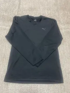 PUMA ブラック 長袖シャツ ジュニア160サイズ