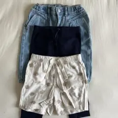 GAP デニムパンツ・スウェットパンツ・ショートパンツ3点セット