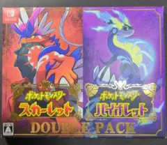 【外紙・ケース箱付】ポケットモンスター　スカーレット&バイオレット　ダブルパック