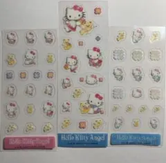 【ハローキティ】エンジェル　レトロシール3枚セット