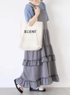 ehkasopo エヘカソポ　ティアードキャミワンピース