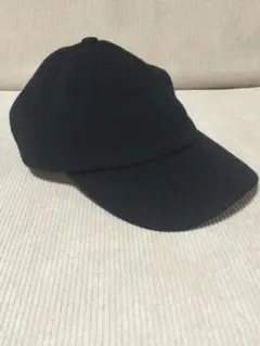 希少 カシミア キャップ ブラック BLACK cashmere