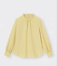 とろみブラウス 長袖