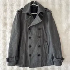 MALE&Co. タカキュー ウールショートコート グレー M Slim Fitのサムネイル