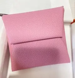 HERMES バスティア ピンク コインケース