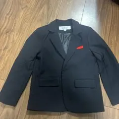 値下げしました！ブラックジャケットとベストセット110