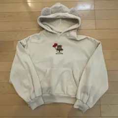 リコシュクレ　くま耳　パーカー　裏起毛　M