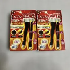 SLIM WALK 美脚タイツ あったか満足S-M 2個セット