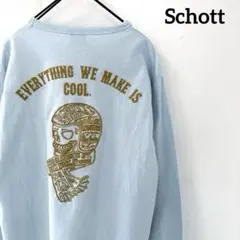 Schott NYC 長袖カットソー ライトブルーのサムネイル