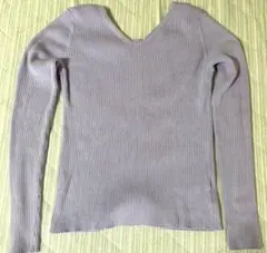 NATURAL BEAUTYBASIC ニット　パープル