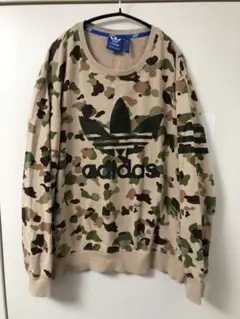 adidas 迷彩柄 トレーナー Lサイズ