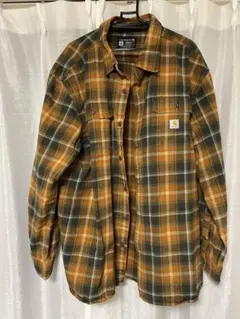 最終値下げCarhartt 　ルーズフィット　チェックネルシャツ 2XL
