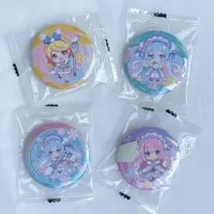 雪ミク2023あそーと 缶バッヂ 4個セット 初音ミク プロセカ