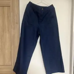 Coleman ダークブルー ワイドパンツ