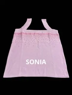 SONIA RYKIEL⟡.キラキラタンクトップ usedのサムネイル