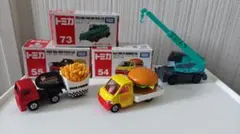 トミカ 3種セット フライドポテトカー ハンバーガーカー クレーン車のサムネイル