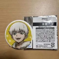 ぷちくじ　Dr.STONE バーベキュー　B賞　西園寺羽京　缶バッジ