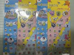 4点セット　たまごっち　プチプチシール　立体　ボンボンドロップシール好きに