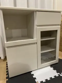 SQUARE DESIGN DESK 104 キャビネット PCデスク ホワイト SQUARE DESIGN DESK 104 キャビネット PCデスク ホワイト - メルカリ