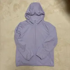 UNIQLOキッズ　エアリズム　フード付きパーカー　120 パープル