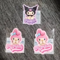 4/4 22時まで。My Melody & Kuromi ステッカー 3枚セット