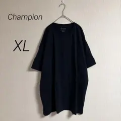 新品❣️champion オーバーサイズTシャツ XL 綿100% ゆったり 紺