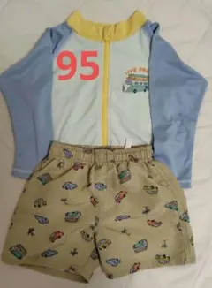 男の子 ベビー水着 ラッシュガード セット 95cm