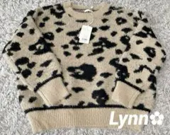 GYDA レオパードラインシャギーニットトップス EMODA EGOIST