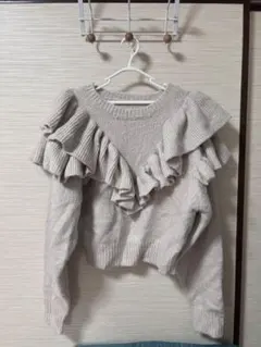 GRL フリルデザイン 長袖ニット 3店　美品
