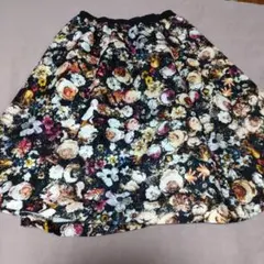 値下げ!greenlabelrelaxing 花柄膝丈スカート