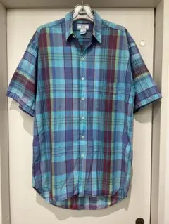 Old Gap 半袖チェックシャツ　USA製　サイズS
