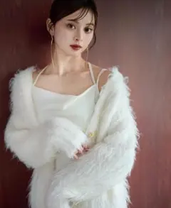 DEICY ME COUTURE 2WAYキッドモヘヤシアーニット ベビーピンク - メルカリ