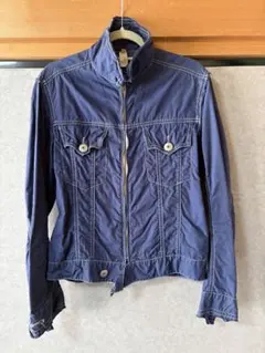 ネイビー Gジャンタイプジャケット