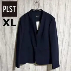 新品タグ付 PLST プラステ ウォームリザーブ カラーレスジャケット XL 紺