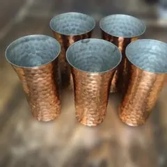 純銅　ビアタンブラー　5個セット