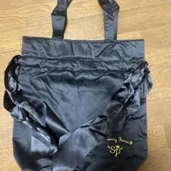 すとぷり リボン付きトートバッグ 黒