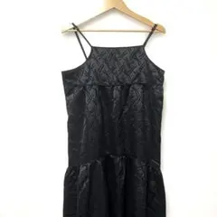 JEANASIS ジャガードボリュームキャミワンピース