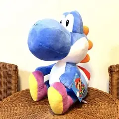 スーパーマリオ　特大サイズぬいぐるみ ヨッシー あおのサムネイル