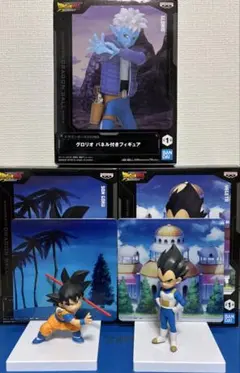 ドラゴンボールDAIMA パネル付きフィギュア 3体セット