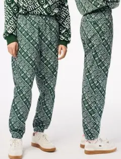 新品同様★LACOSTE★ラコステ 耐水総柄トラックパンツ★ゴルフ★Mサイズのサムネイル