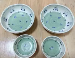 七福神　大鉢　小鉢　陶器　陶磁器　　橘吉　橘　たち吉