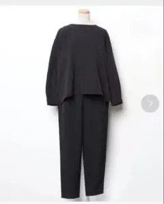 アーバンリサーチドアーズ　黒 パンツスーツ セレモニー　ウエストゴム